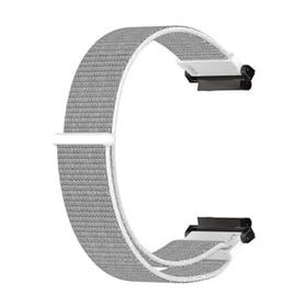 Microsonic Amazfit T-Rex 2 Woven Sport Loop Beyaz Hasırlı Kordon