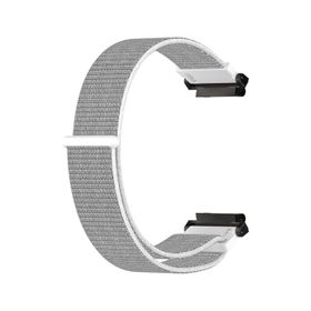 Microsonic Amazfit T-Rex 2 Woven Sport Loop Beyaz Hasırlı Kordon