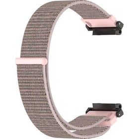 Microsonic Amazfit T-Rex 2 Woven Sport Loop Rose Gold Hasırlı Kordon