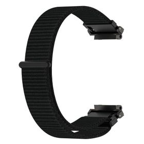 Microsonic Amazfit T-Rex 2 Woven Sport Loop Siyah Hasırlı Kordon