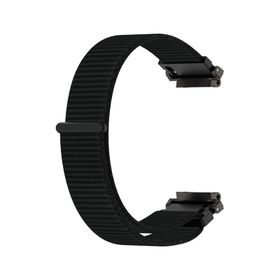 Microsonic Amazfit T-Rex 2 Woven Sport Loop Siyah Hasırlı Kordon