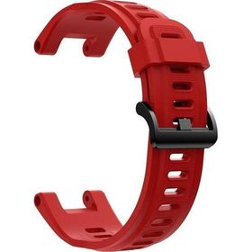 Microsonic Amazfit T-Rex Pro Silicone Sport Band Kırmızı Kordon