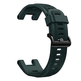 Microsonic Amazfit T-Rex Pro Silicone Sport Band Koyu Yeşil Kordon