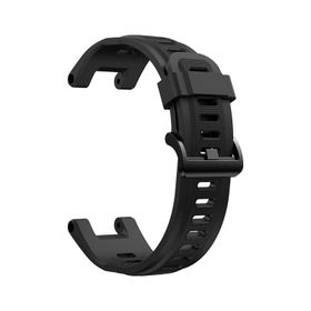 Microsonic Amazfit T-Rex Pro Silicone Sport Band Siyah Kordon