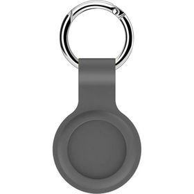 Microsonic Apple Air Tag Liquid Silicone Protective Case Gri Kılıf