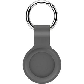 Microsonic Apple Air Tag Liquid Silicone Protective Case Gri Kılıf