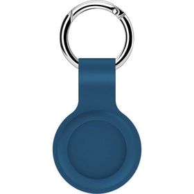 Microsonic Apple Air Tag Liquid Silicone Protective Case Lacivert Kılıf