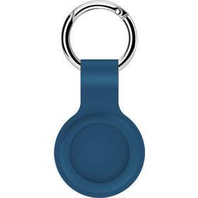 Microsonic Apple Air Tag Liquid Silicone Protective Case Lacivert Kılıf