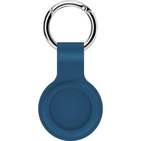 Microsonic Apple Air Tag Liquid Silicone Protective Case Lacivert Kılıf