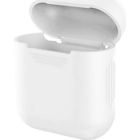 Microsonic Apple AirPods Mat Silikon Beyaz Kılıf