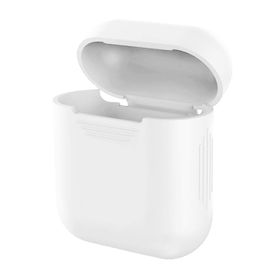 Microsonic Apple AirPods Mat Silikon Beyaz Kılıf