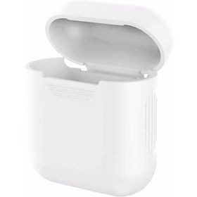 Microsonic Apple AirPods Mat Silikon Beyaz Kılıf