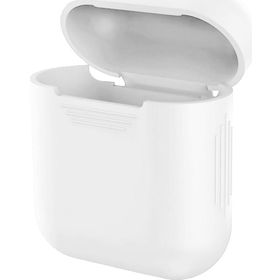 Microsonic Apple AirPods Mat Silikon Beyaz Kılıf