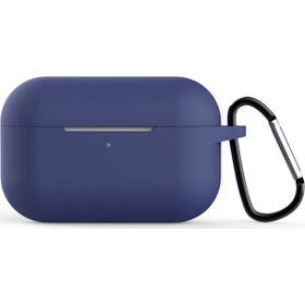 Microsonic Apple AirPods Pro Askılı Mat Silikon Lacivert Kılıf