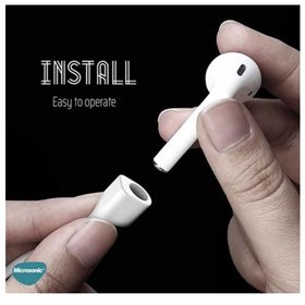 Microsonic Apple Airpods Pro Manyetik Beyaz Mıknatıslı Kulaklık İpi