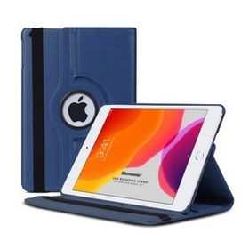 Microsonic Apple iPad 10.2 9. Nesil A2602-A2604-A2603-A2605 360 Rotating Stand Deri Lacivert Kılıf