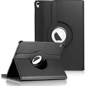 Microsonic Apple iPad 11 İnç A1980 360 Dönerli Stand Deri Siyah Kılıf