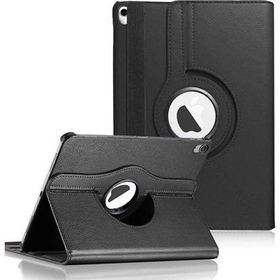 Microsonic Apple iPad 11 İnç A1980 360 Dönerli Stand Deri Siyah Kılıf