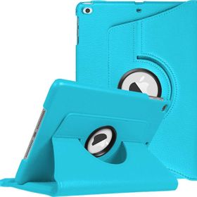 Microsonic Apple Ipad 9.7 2018 Mavi 360 Dönerli Stand Deri Kılıf