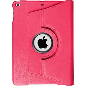 Microsonic Apple Ipad 9.7 2018 Pembe 360 Dönerli Stand Deri Kılıf