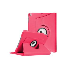 Microsonic Apple Ipad 9.7 2018 Pembe 360 Dönerli Stand Deri Kılıf