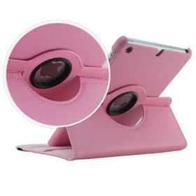 Microsonic Apple Ipad 9.7 2018 Siyah 360 Dönerli Stand Deri Kılıf