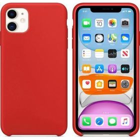 Microsonic Apple iPhone 11 6.1 inç Liquid Lansman Silikon Kırmızı Cep Telefonu Kılıfı