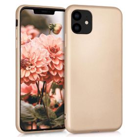 Microsonic Apple iPhone 11 6.1 inç Mat Gold Silikon Cep Telefonu Kılıfı