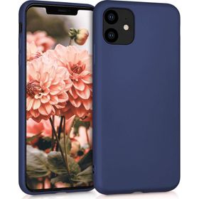 Microsonic Apple iPhone 11 6.1 inç Mat Lacivert Silikon Cep Telefonu Kılıfı