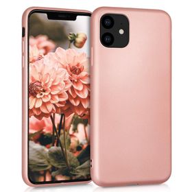 Microsonic Apple iPhone 11 6.1 inç Mat Rose Gold Silikon Cep Telefonu Kılıfı