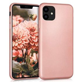 Microsonic Apple iPhone 11 6.1 inç Mat Rose Gold Silikon Cep Telefonu Kılıfı