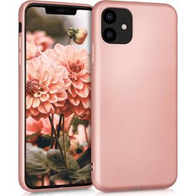 Microsonic Apple iPhone 11 6.1 inç Mat Rose Gold Silikon Cep Telefonu Kılıfı