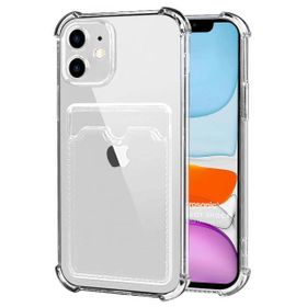 Microsonic Apple iPhone 11 Card Slot Shock Şeffaf Cep Telefonu Kılıfı