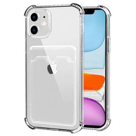Microsonic Apple iPhone 11 Card Slot Shock Şeffaf Cep Telefonu Kılıfı