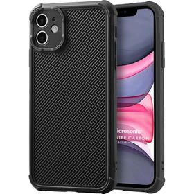 Microsonic Apple iPhone 11 Chester Carbon Lacivert Cep Telefonu Kılıfı