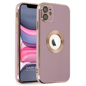 Microsonic Apple iPhone 11 Flash Stamp Gold Cep Telefonu Kılıfı
