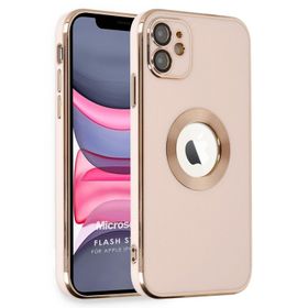 Microsonic Apple iPhone 11 Flash Stamp Gold Cep Telefonu Kılıfı