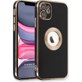 Microsonic Apple iPhone 11 Flash Stamp Gold Cep Telefonu Kılıfı
