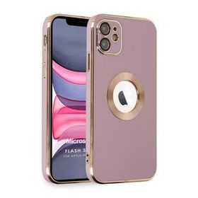 Microsonic Apple iPhone 11 Flash Stamp Pembe Cep Telefonu Kılıfı