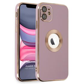 Microsonic Apple iPhone 11 Flash Stamp Pembe Cep Telefonu Kılıfı