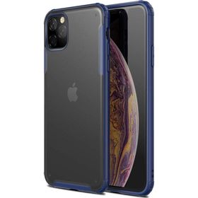 Microsonic Apple iPhone 11 Pro 5.8 inç Frosted Frame Lacivert Cep Telefonu Kılıfı