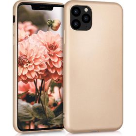 Microsonic Apple iPhone 11 Pro 5.8 inç Gold Matte Silicone Cep Telefonu Kılıfı