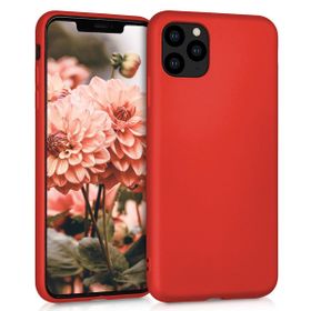 Microsonic Apple iPhone 11 Pro 5.8 inç Matte Silicone Kırmızı Cep Telefonu Kılıfı
