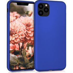 Microsonic Apple iPhone 11 Pro 5.8 inç Mavi Matte Silicone Cep Telefonu Kılıfı
