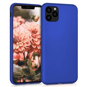 Microsonic Apple iPhone 11 Pro 5.8 inç Mavi Matte Silicone Cep Telefonu Kılıfı