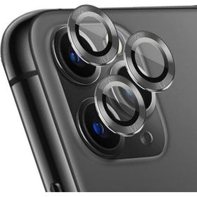 Microsonic Apple iPhone 11 Pro Füme Tekli Kamera Lens Koruma Camı