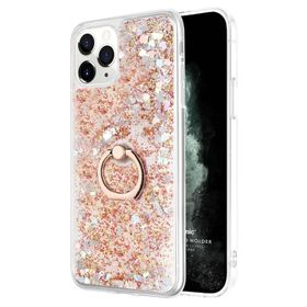 Microsonic Apple iPhone 11 Pro Glitter Liquid Holder Şeffaf Cep Telefonu Kılıfı