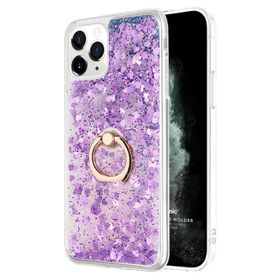 Microsonic Apple iPhone 11 Pro Glitter Liquid Holder Şeffaf Cep Telefonu Kılıfı