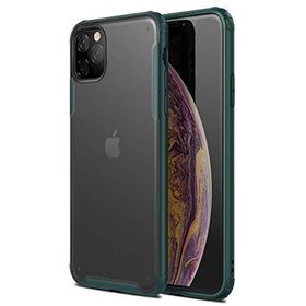 Microsonic Apple İphone 11 Pro Max 6.5'' Frosted Frame Yeşil Kılıf