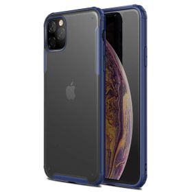 Microsonic Apple iPhone 11 Pro Max 6.5 inç Frosted Frame Lacivert Cep Telefonu Kılıfı